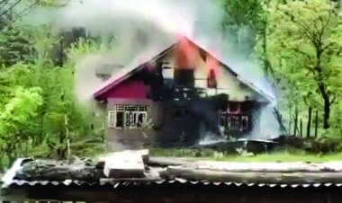 दो स्थानीय आतंकवादियों के घरों को सुरक्षा बलों ने किया ध्वस्त