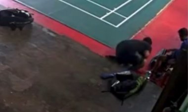 बैडमिंटन खेले के बाद बैठा युवक, अचानक गिरा और हो गई मौत...