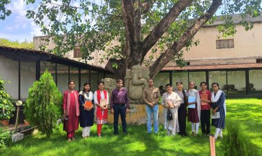 शासकीय दंतेश्वरी पी.जी. महिला महाविद्यालय, जगदलपुर मानवविज्ञान विभाग द्वारा संग्रहालय विज्ञान पर केंद्रित शैक्षणिक भ्रमण का सफल आयोजन