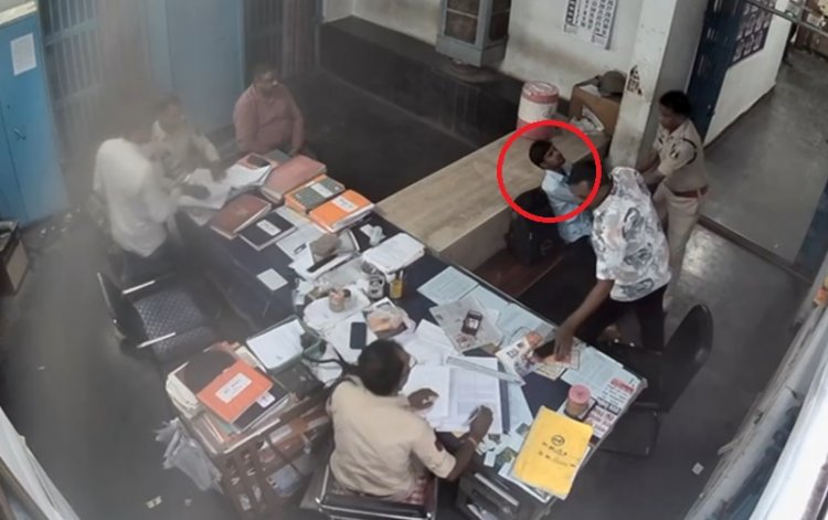 मौदहापारा थाने में युवक ने किया आत्महत्या का प्रयास, मचा हड़कंप
