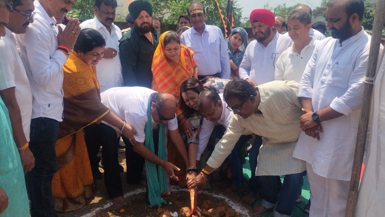 मौसी मंदिर निर्माण हेतु भूमि पूजन सम्पन्न – विधायक पुरंदर मिश्रा की पहल लाई रंग