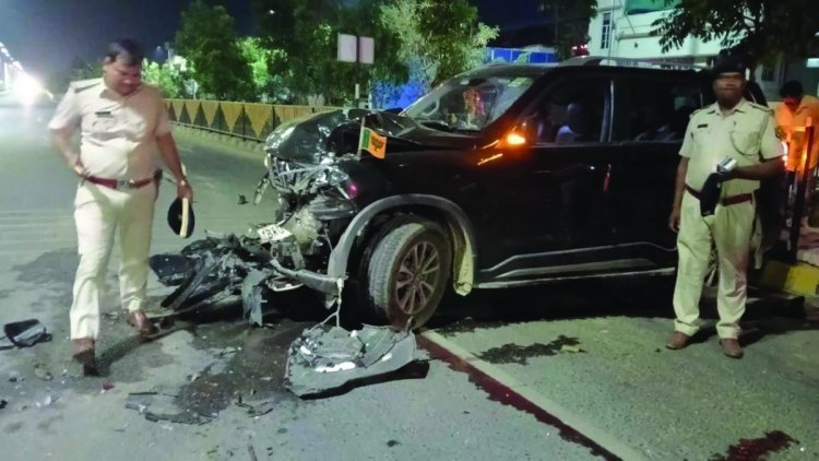 स्कॉर्पियो ने तीन पुलिसकर्मियों को रौंदा, महिला सिपाही की मौत