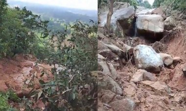 बस्तर में भारी भूस्खलन: सरगीगुड़ा पहाड़ समतल; जनहानि नहीं