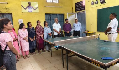 खेल दिवस के अवसर पर  शासकीय दतेश्वरी स्नातकोत्तर महिला महाविद्यालय जगदलपुर में खेल प्रतियोगिता का आयोजन