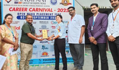 सांदीपनी ग्रुप ऑफ इंस्टिट्यूशन द्वारा कैरियर कार्निवल 2025 का शानदार आगाज 150 से अधिक को मिला रोजगार