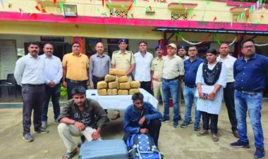 रायपुर रेलवे स्टेशन पर बड़ी कार्रवाई, 28 किलो गांजा समेत बिहार के दो तस्कर गिरफ्तार