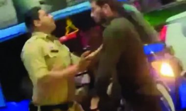 वाहन चेकिंग के दौरान पूर्व सरपंच और साथी ने की बदंगई, थाने ले जाकर पुलिस ने की पिटाई