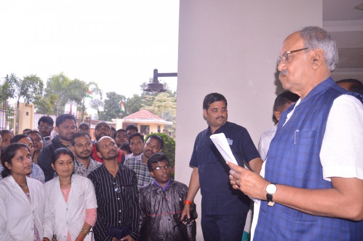 एनएचएम कर्मचारियों की जायज़ मांगों का हर स्तर पर होगा समर्थन : सांसद बृजमोहन अग्रवाल