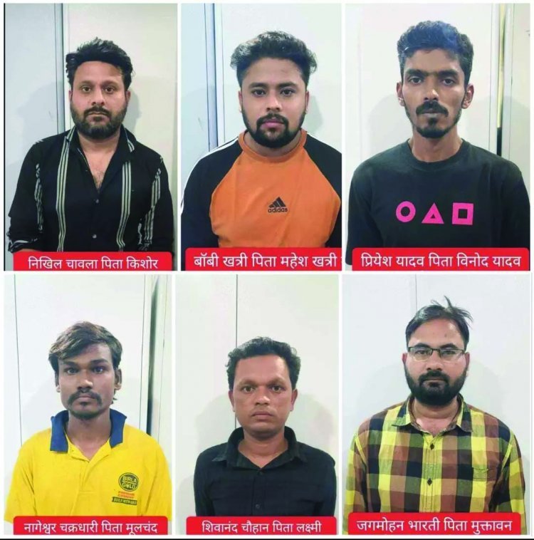 फर्जी सिम बेचने वाले 6 आरोपी गिरफ्तार