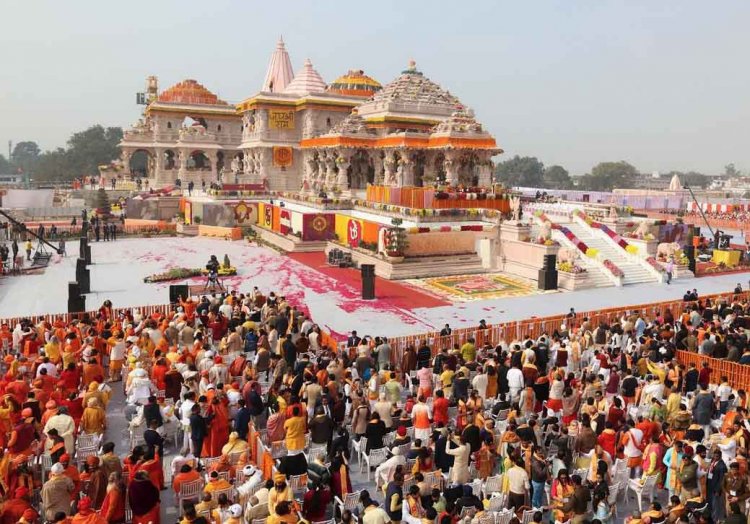 राम मंदिर के शिखर पर पीएम मोदी फहराएंगे 22 फ़ीट लंबा ध्वज