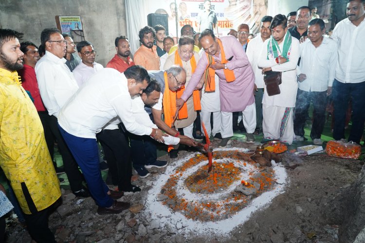 सांसद बृजमोहन अग्रवाल ने दी रायपुर को करोड़ों की सौगात, हाट बाजार का लोकार्पण, सड़क और सामुदायिक भवन का भूमिपूजन