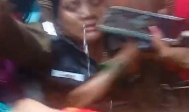 तमनार में पुलिस की टीम पर हमला: TI घायल, बस-कार फूंकी