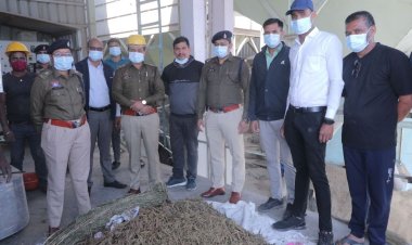 मुंगेली पुलिस ने नष्ट की 20.54 लाख की नशीली सामग्री