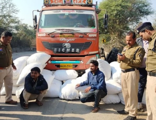 महासमुंद में पकड़ाया 4 करोड़ का गांजा, दो अंतर्राज्यीय तस्कर गिरफ्तार