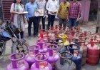 अवैध गैस रिफिलिंग, खाद्य विभाग ने जगदलपुर में 34 गैस सिलेंडर जब्त किए