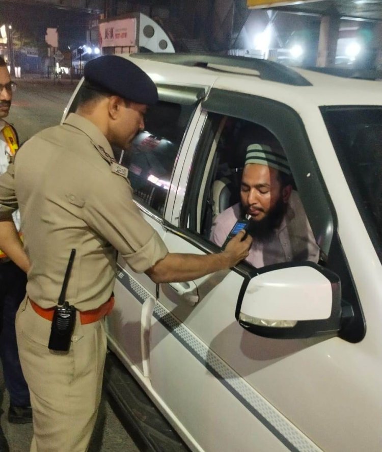 होली से पहले पुलिस की बड़ी कार्रवाई: 130 नशेड़ी वाहन चालक पकड़े, वाहन जब्त