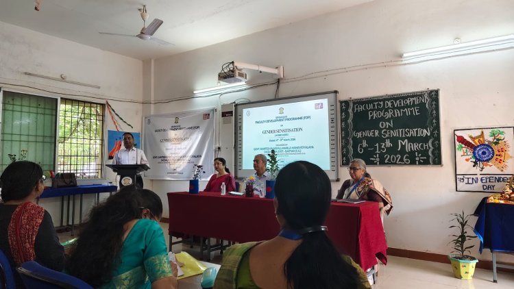 शासकीय दंतेश्वरी पीजी महिला महाविद्यालय, जगदलपुर में “लैंगिक संवेदिकरण” विषय पर आयोजित  फैकेल्टी डेवलपमेंट प्रोग्राम का शुभारंभ