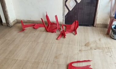 प्रेस कॉन्फ्रेंस के बाद कांग्रेस नेताओं में मारपीट, कार्यालय में तोड़फोड़