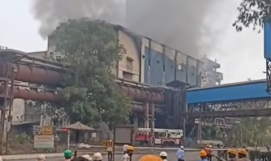 BSP के टरबाइन एरिया में भीषण आग, 5 कर्मी झुलसे