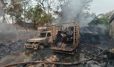 दुर्ग में एक रात में 4 जगह आग, दमकल टीम ने संभाला मोर्चा