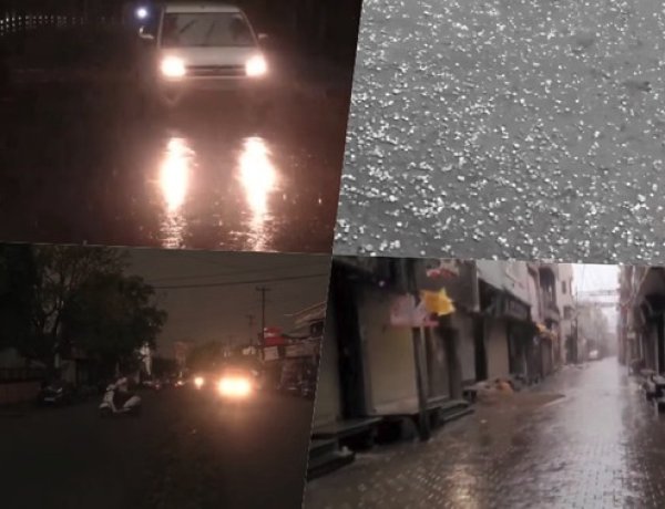 उत्तर भारत में मौसम का कहर: आंधी-बारिश और ओलावृष्टि से जनजीवन अस्त-व्यस्त