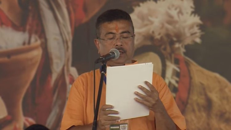 पश्चिम बंगाल में सत्ता परिवर्तन, सुवेंदु अधिकारी ने ली मुख्यमंत्री पद की शपथ