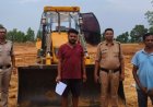 खनिज विभाग ने अवैध मुरूम उत्खनन में लगी जेसीबी जब्त