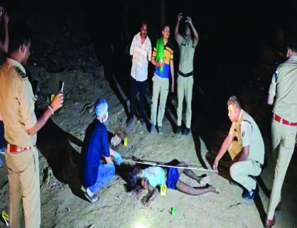 रायपुर  युवक की बेरहमी से हत्या, सिर और चेहरा कुचलकर सुनसान इलाके में फेंकी लाश