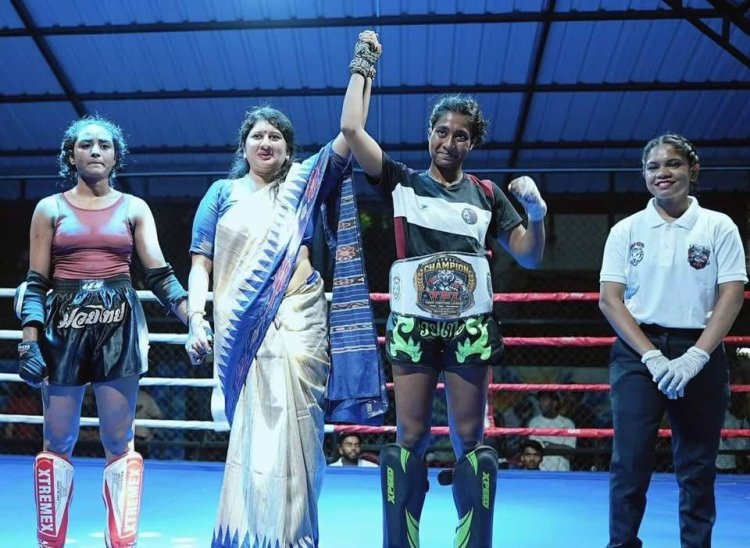 रायपुर के प्रगति मैदान में टीम हियाल क्लब द्वारा आयोजित भव्य “म्यूथाई टाइगर फाइटिंग लीग” प्रतियोगिता