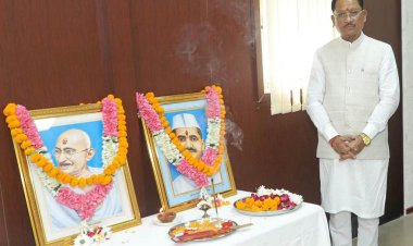 सत्य, अहिंसा और सादगी के आदर्श हमें राष्ट्रसेवा की प्रेरणा देते रहेंगे: विष्णु देव साय