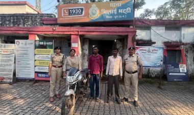 बीएसपी मेनगेट पार्किंग से बाइक और सेक्टर-2 से स्कूटी चोरी करने वाले दो आरोपी गिरफ्तार