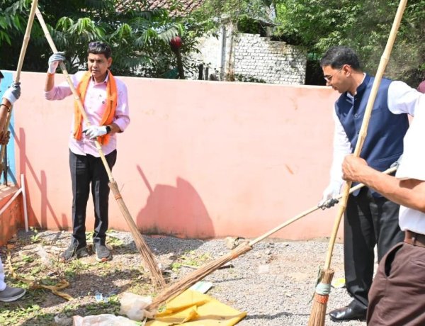 सेवा संकल्प अभियान : स्वच्छता एक आदत है जो धीरे-धीरे संस्कार बनेगी - मंत्री श्री टंक राम वर्मा